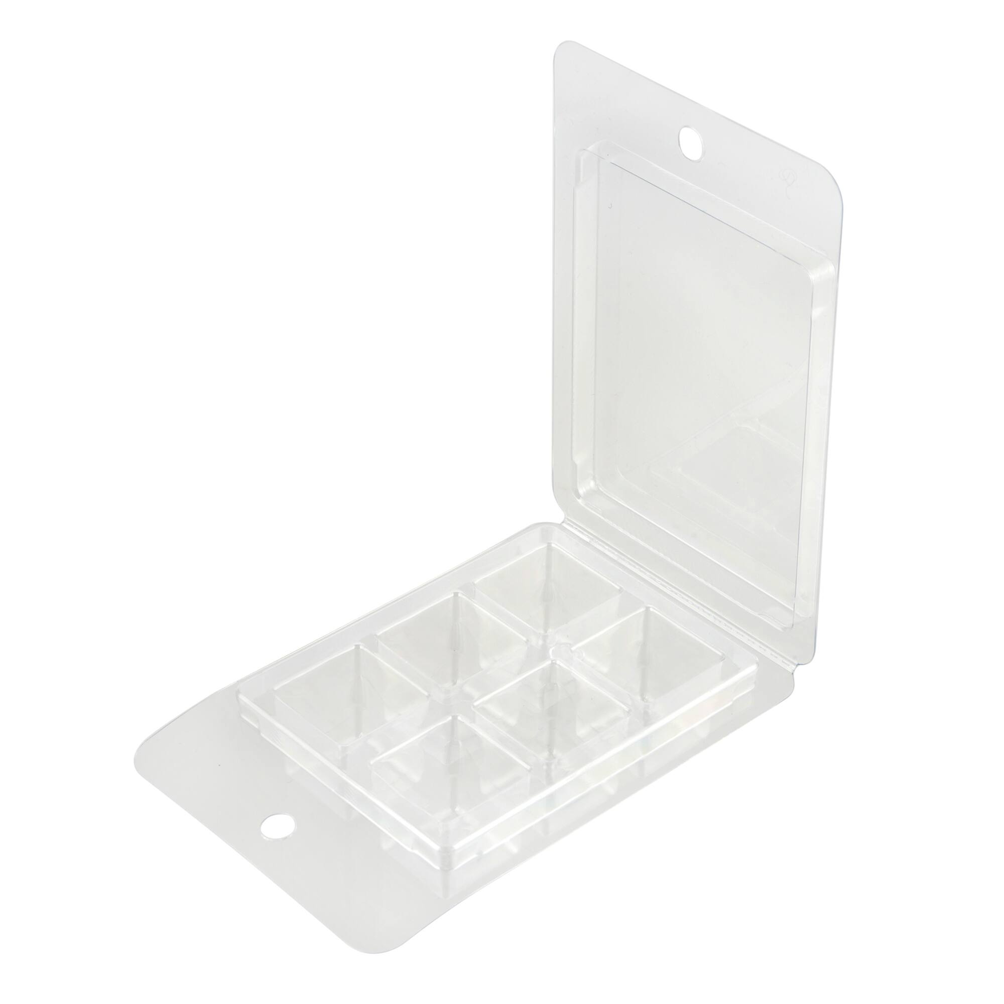 12 Packs: 10 ct. (120 total) Clear Square Wax Melt Clamshells by Make Market®